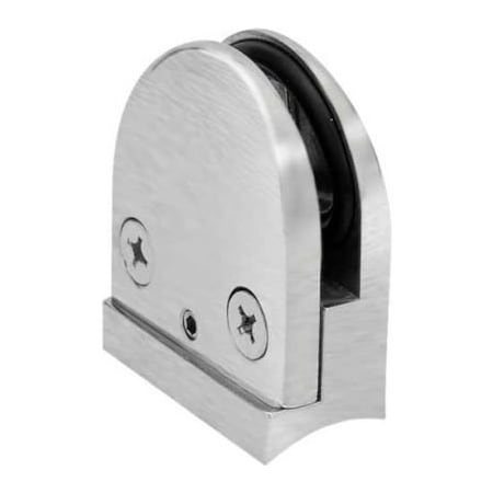 Lavi Industries Lavi Industries, Glass Grip, Mini, Radius, for 1" Tubing, Satin Stainless Steel 44-816/1